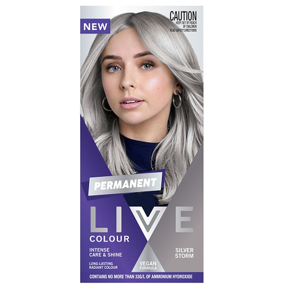Schwarzkopf LIVE Colour Permanent Silver Storm x 3