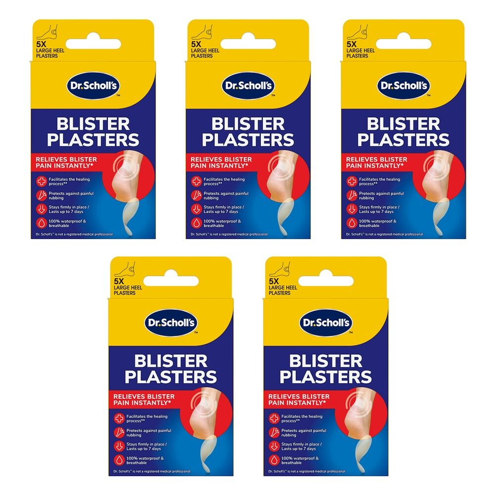 Scholl Blister Plasters Large 5 Pack Bundle of 5