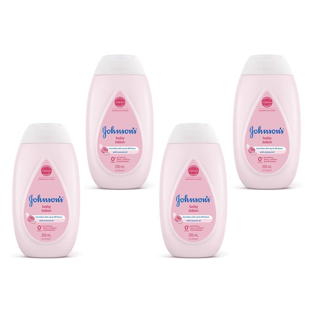 Johnson's Baby Lotion 200mL Pack of 4