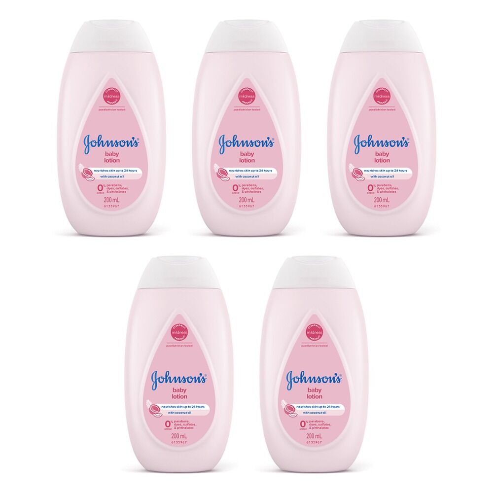 Johnson's Baby Lotion 200mL Pack of 5