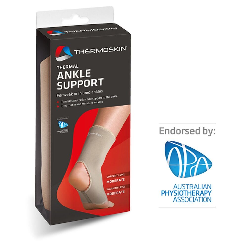 Thermoskin Thermal Ankle Support Extra Large Beige