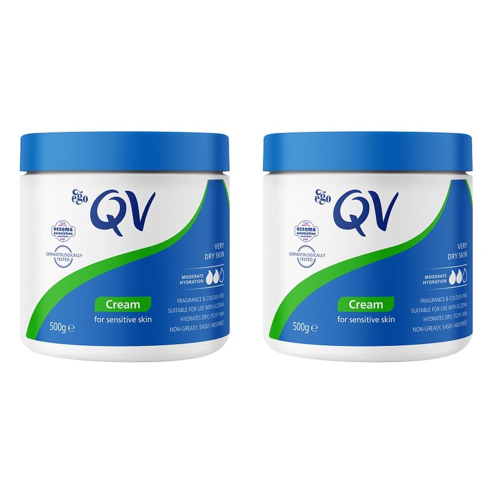 Ego QV Cream Tub 500g Pack of 2