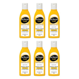 Selsun Gold Anti Dandruff Shampoo Treatment 200mL Pack of 6