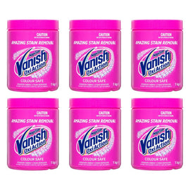 Vanish NapiSan Oxi Action Powder Stain Remover 1kg Pack of 6