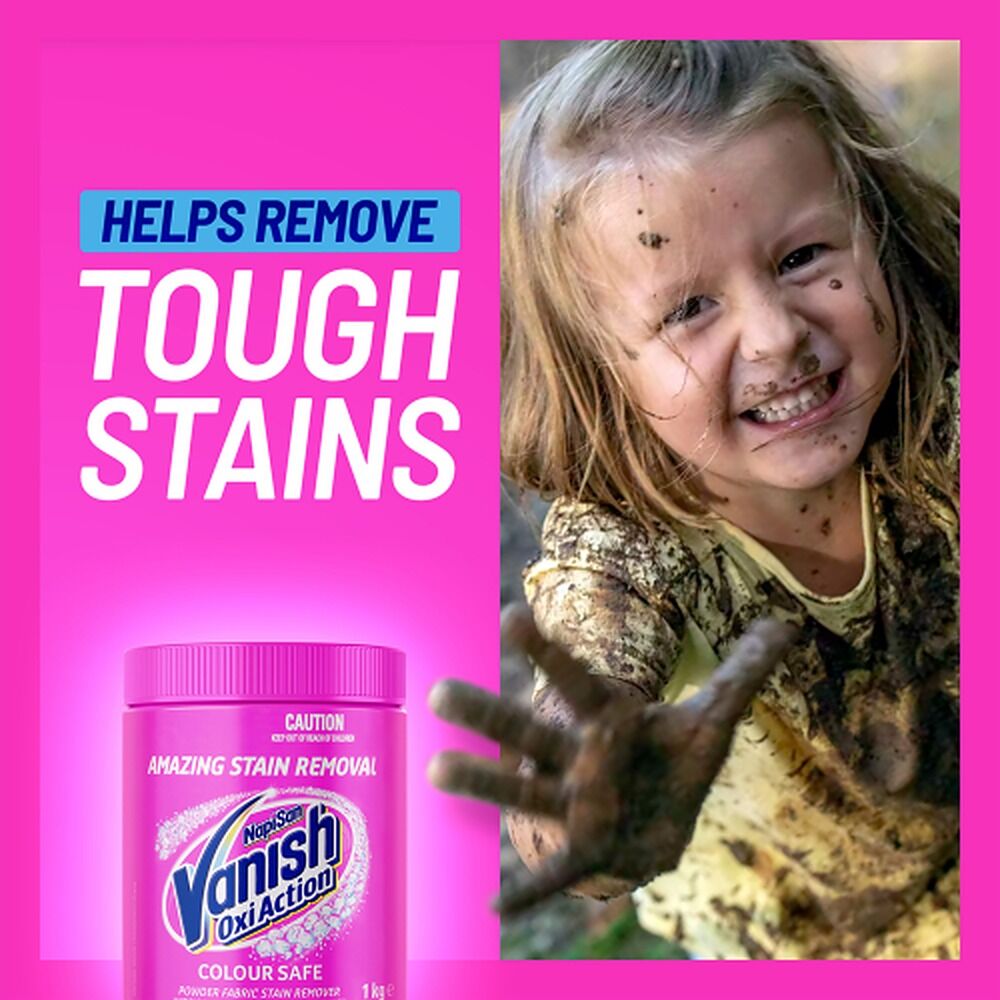 Vanish NapiSan Oxi Action Powder Stain Remover 1kg