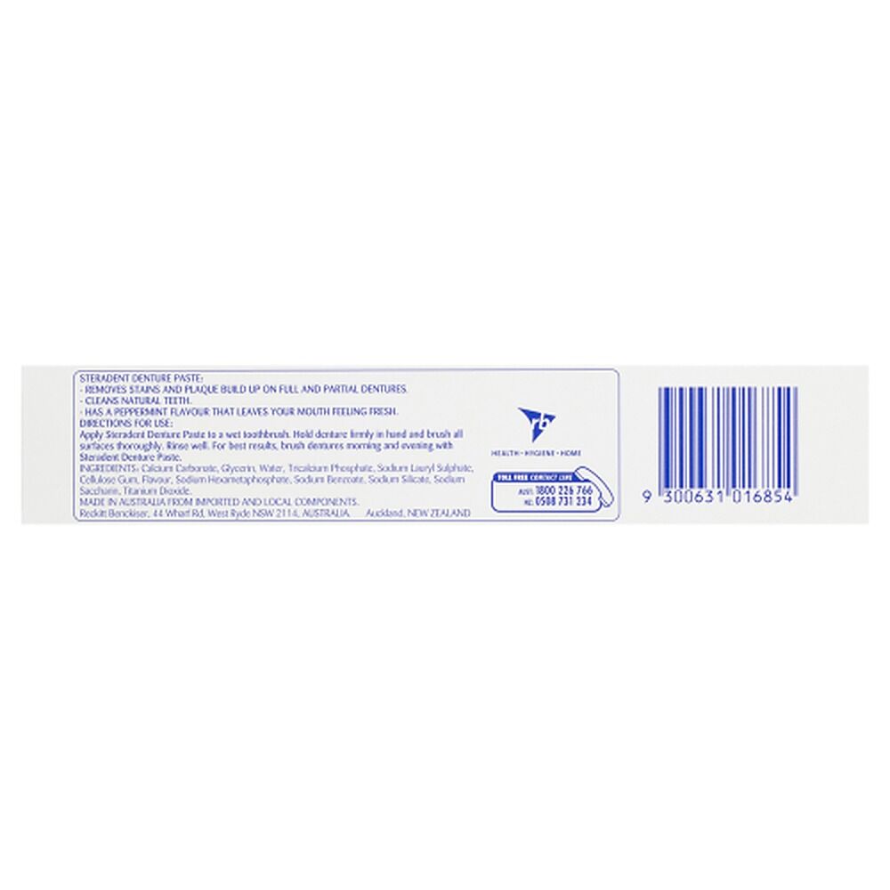 Steradent Active Plus Denture Paste 115g