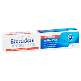 Steradent Active Plus Denture Paste 115g