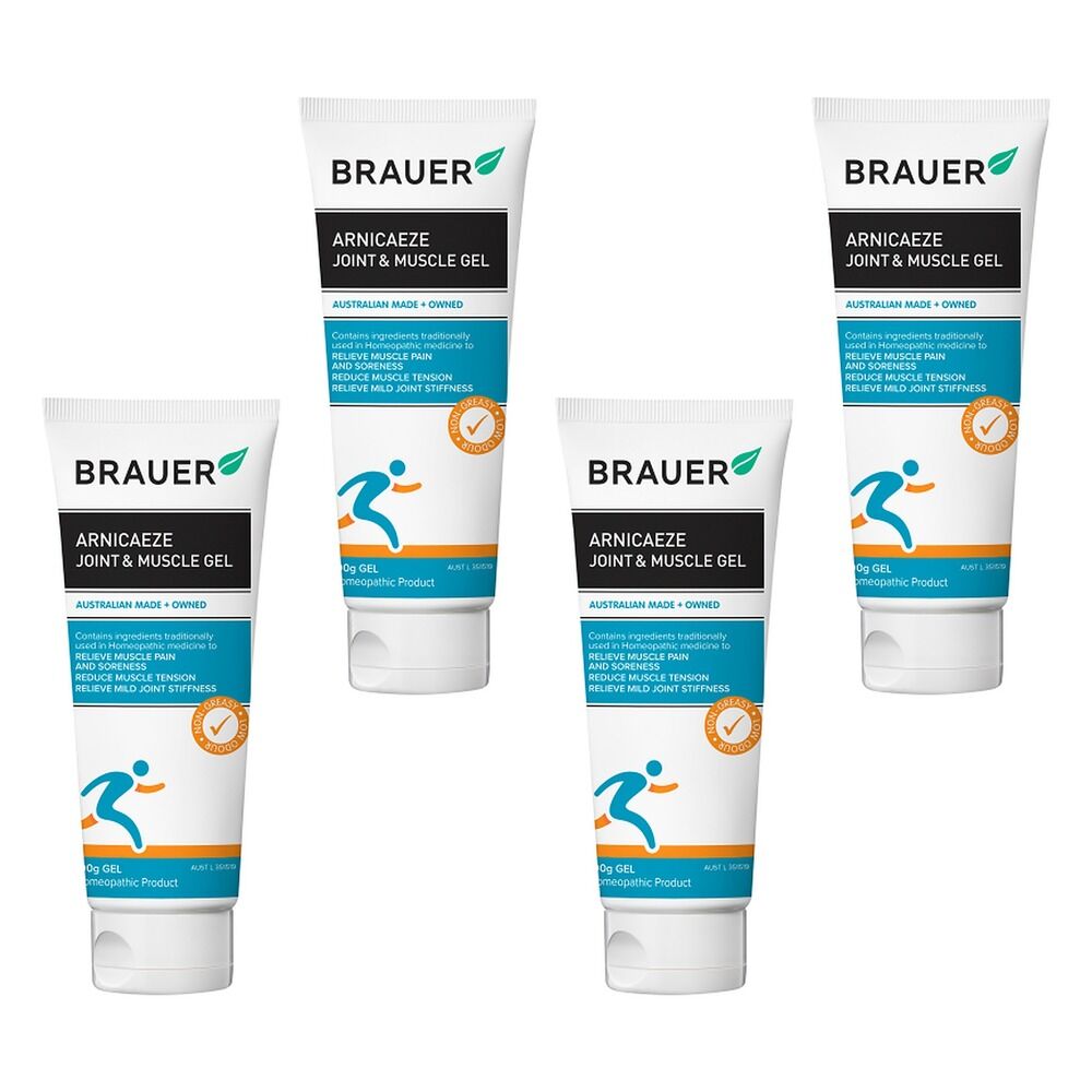 Brauer Arnicaeze Arnica Joint & Muscle Gel 100g Pack of 4