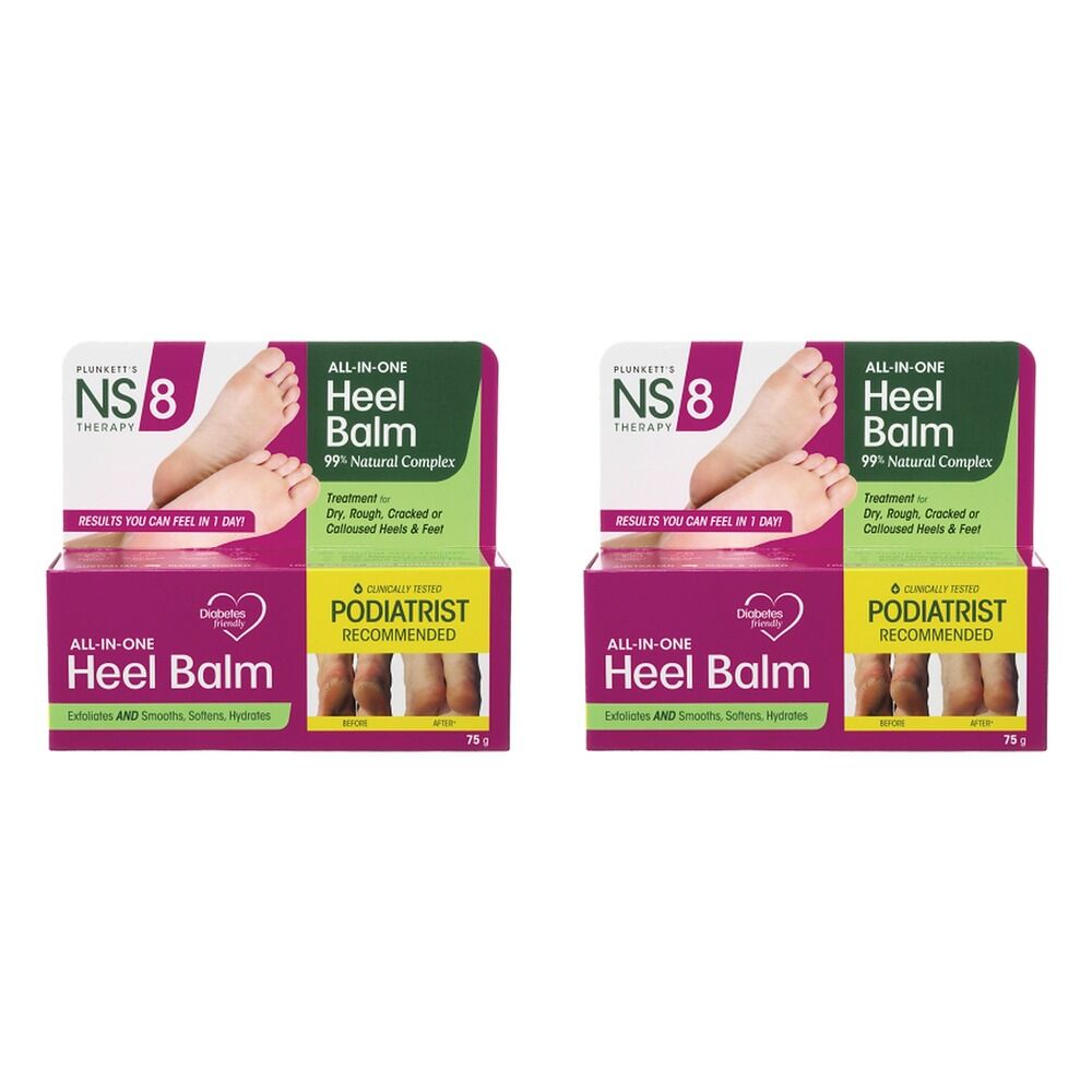 Nutri-Synergy 8 Therapy All-In-One Heel Balm 75g Pack of 2