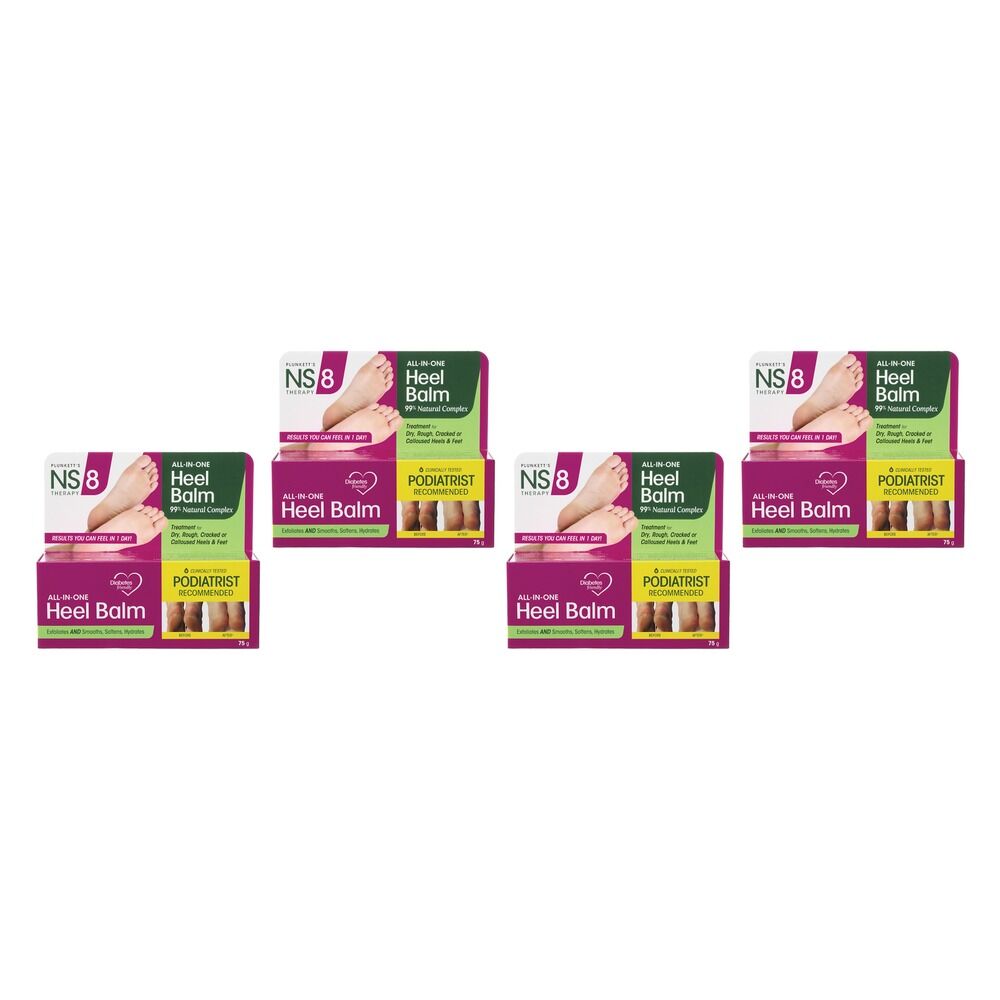 Nutri-Synergy 8 Therapy All-In-One Heel Balm 75g Pack of 4