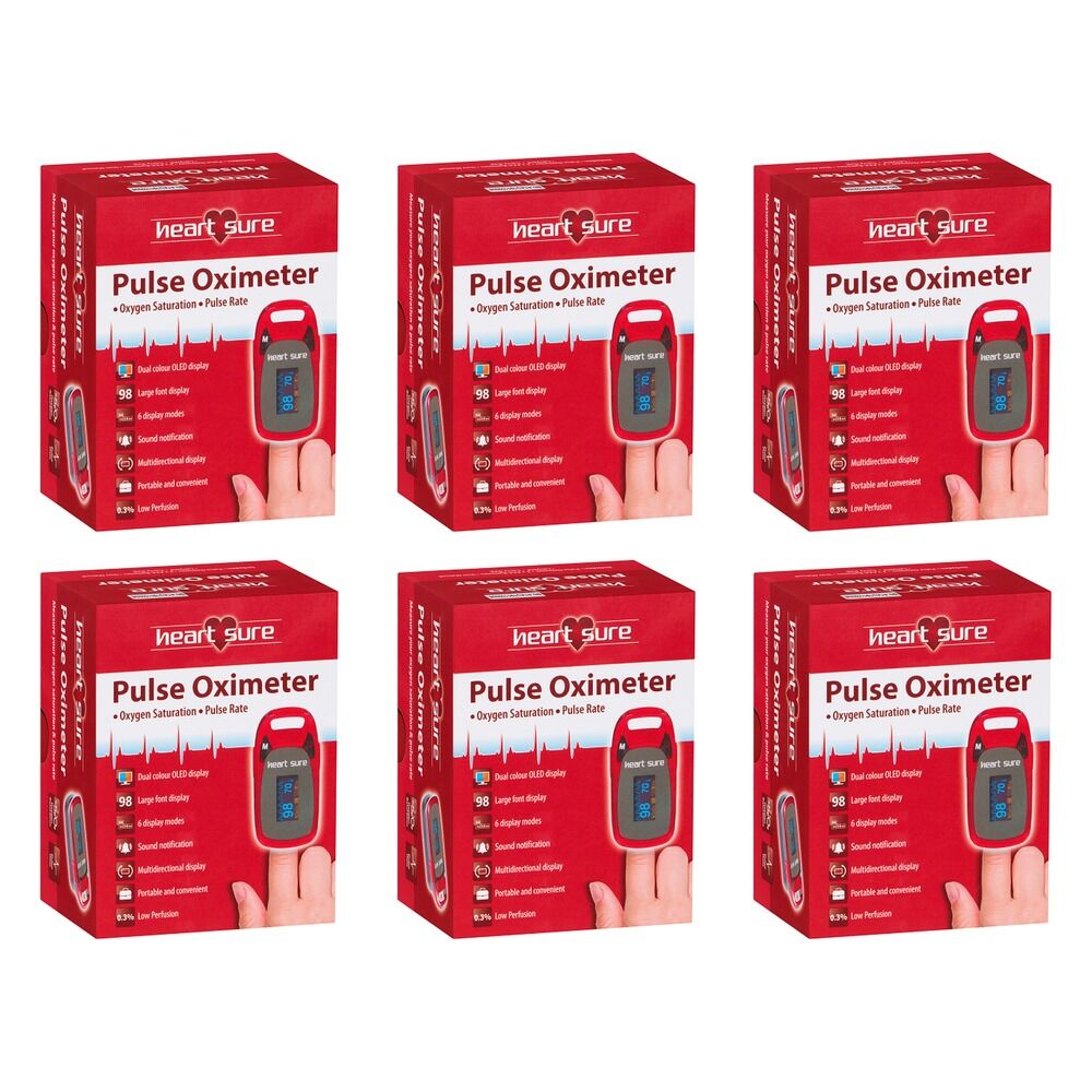Omron Heart Sure Pulse Oximeter Pack of 6