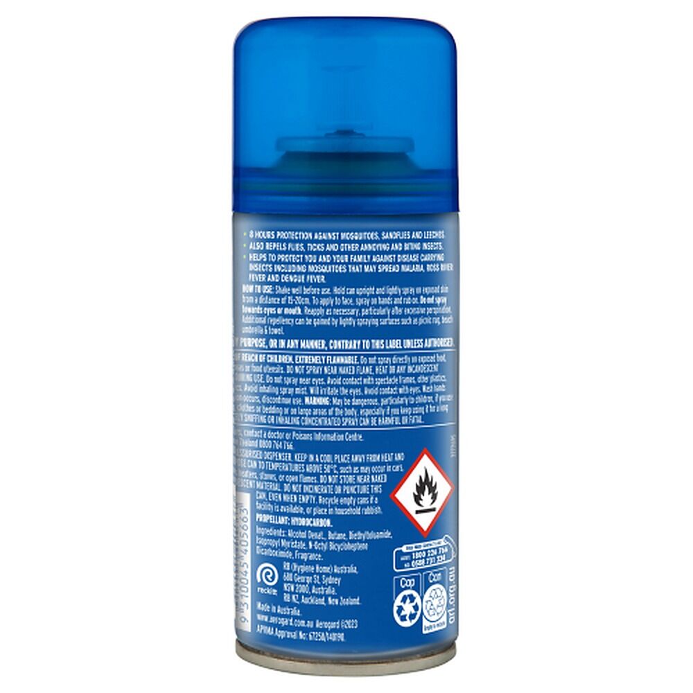 Aerogard Tropical Strength Repellent Aerosol 100g