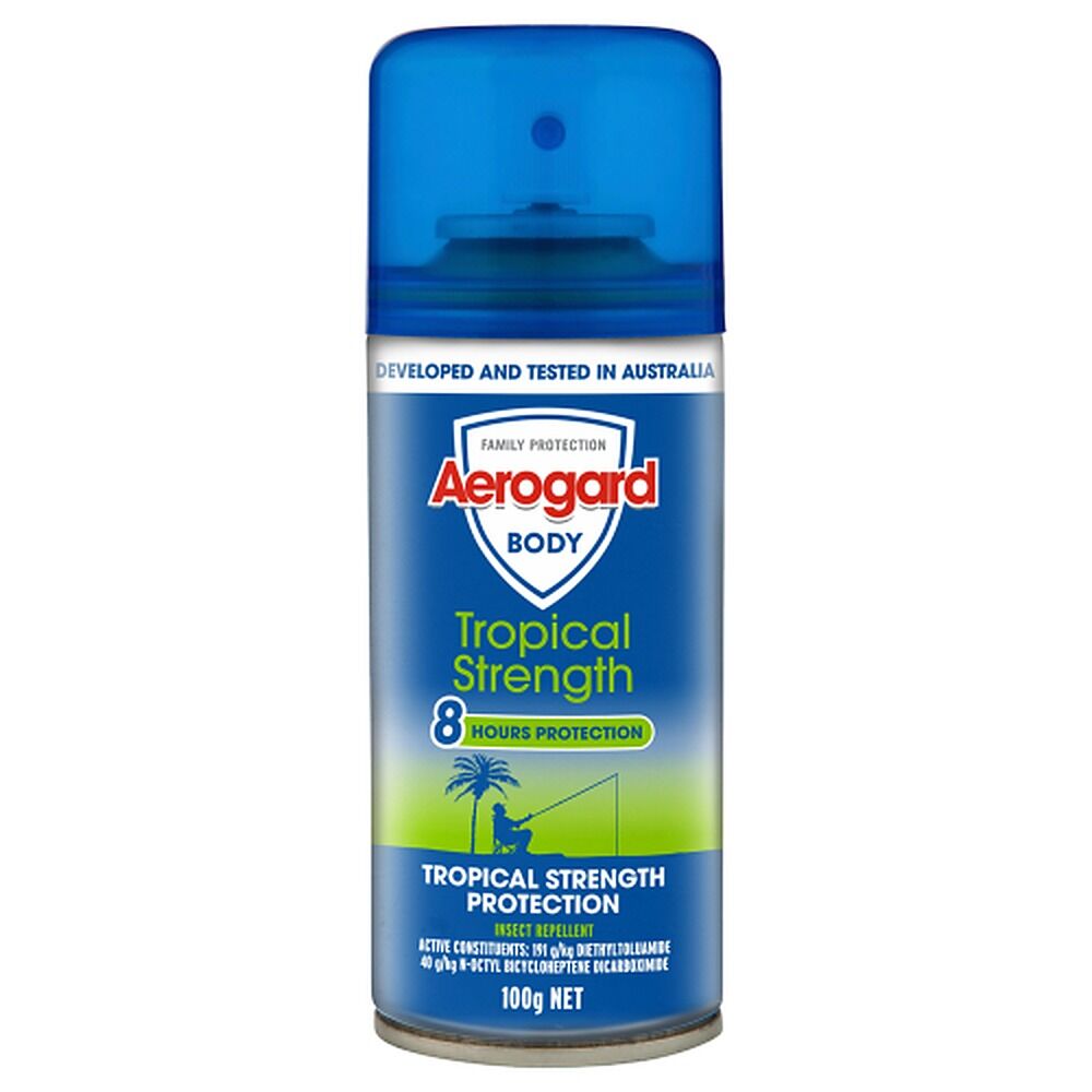 Aerogard Tropical Strength Repellent Aerosol 100g