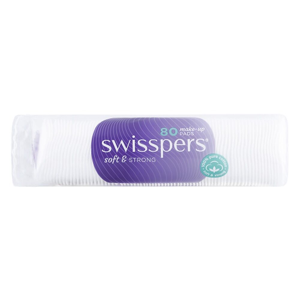 Swisspers Make-Up Pads 80 Pack