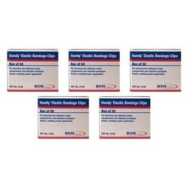 Handy Disposable Bandage Clips 50 Pack Bundle of 5
