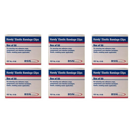Handy Disposable Bandage Clips 50 Pack Bundle of 6