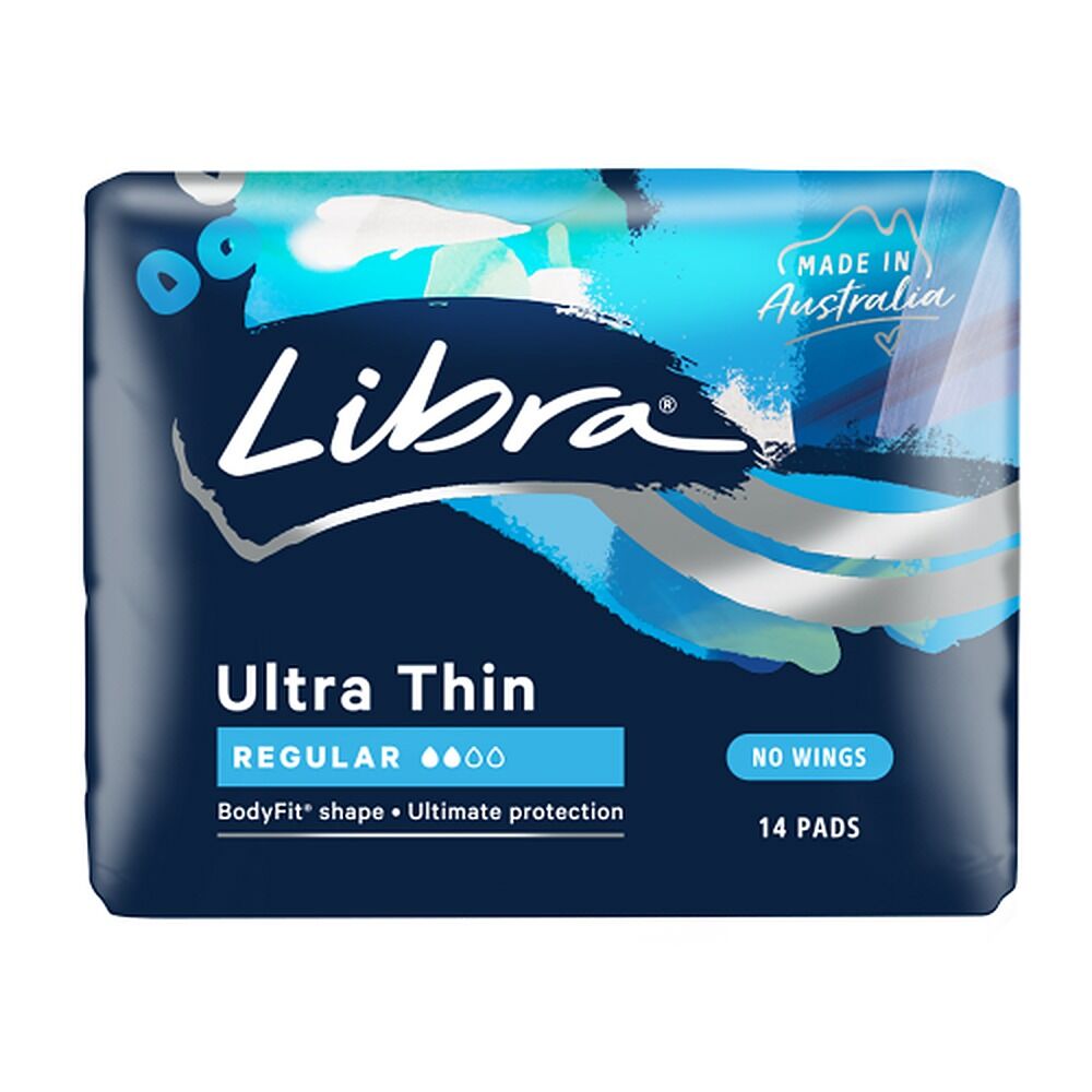 Libra Ultra Thin Regular Pads 14 Pack x 6