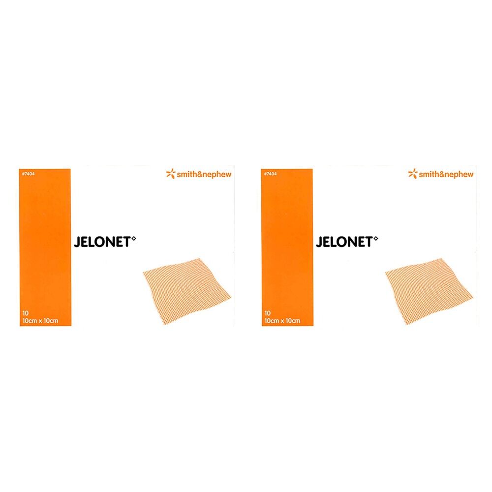 Jelonet 7404 Paraffin Gauze Wound Dressing 10cm x 10cm Pack of 2