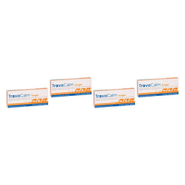 Travacalm Ginger Travel Sickness Tablets 10 Pack Bundle of 4