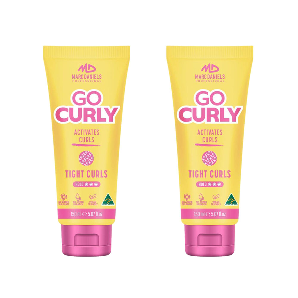 Marc Daniels Go Curly Tight Curls Cream 150ml Pack of 2 for Frizzy Curly Hair