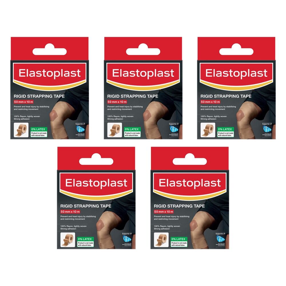 Elastoplast Rigid Strapping Tape 50mm x 10m Pack of 5
