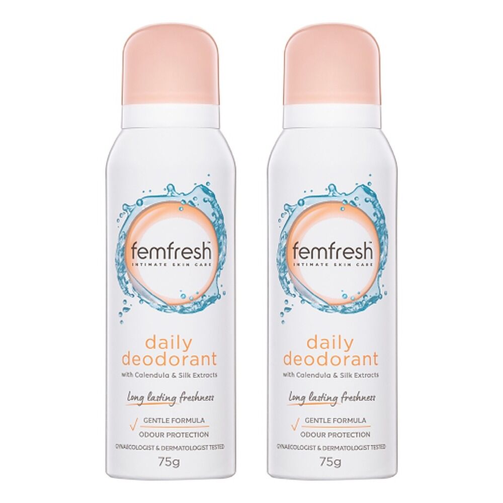 Femfresh Daily Deodorant 75g Pack of 2