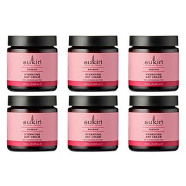 Sukin Rose Hip Oil Hydrating Day Cream 120mL Pack of 6