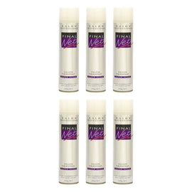 Final Net Salon Hairspray Super Hold 400g x 4 Bundle of 6