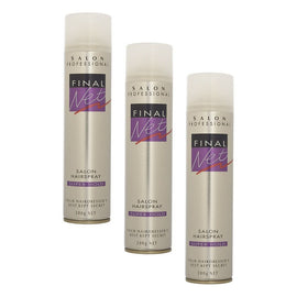 Final Net Salon Hairspray Super Hold 200mL x 6 Bundle of 3
