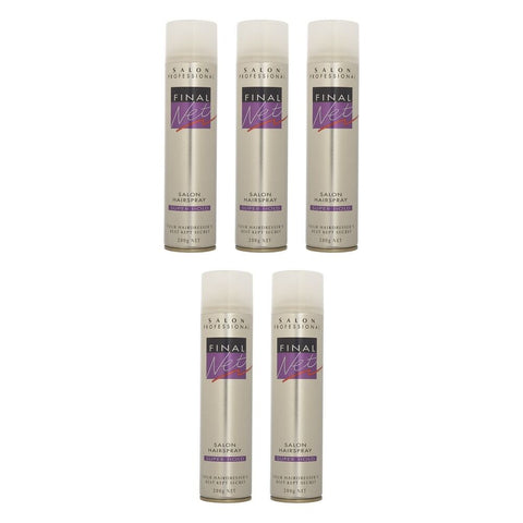 Final Net Salon Hairspray Super Hold 200mL x 6 Bundle of 5
