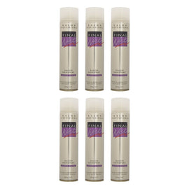 Final Net Salon Hairspray Super Hold 200mL Pack of 6