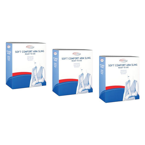 SurgiPack Arm Sling Soft Comfort One Size Fits All Pack of 3