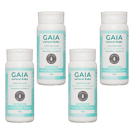 GAIA Natural Baby Powder 100g Pack of 4