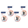 JOBST Relief Compression Stockings 20-30 mmHg Knee High Open Toe Large Pack of 4