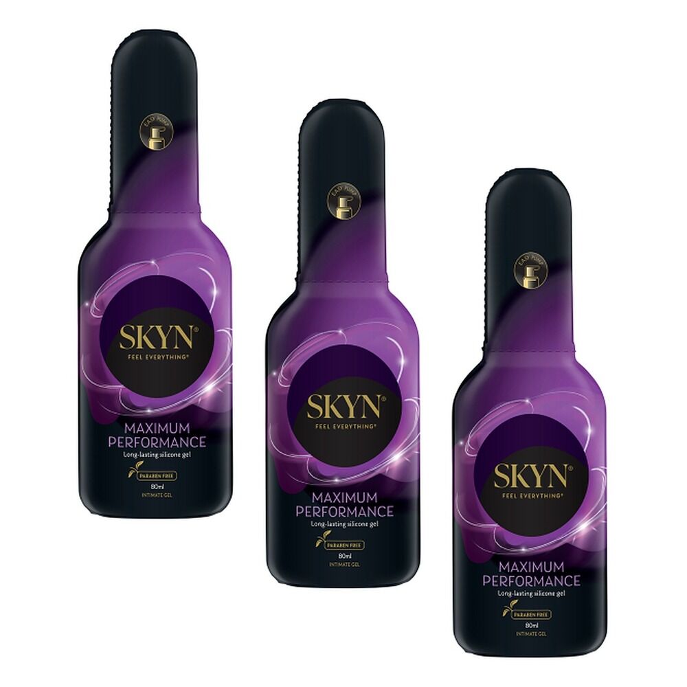 Skyn Lubricant Maximum Performance 80mL Pack of 3