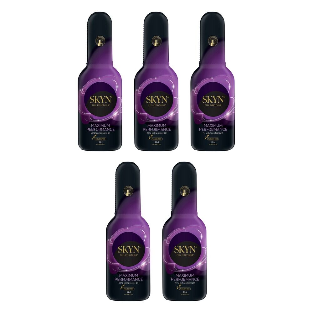 Skyn Lubricant Maximum Performance 80mL Pack of 5