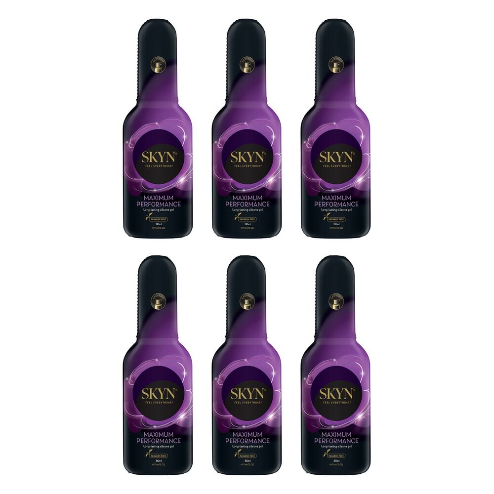 Skyn Lubricant Maximum Performance 80mL Pack of 6