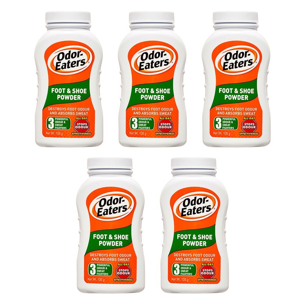 Odor-Eaters Foot Powder 100g Pack of 5