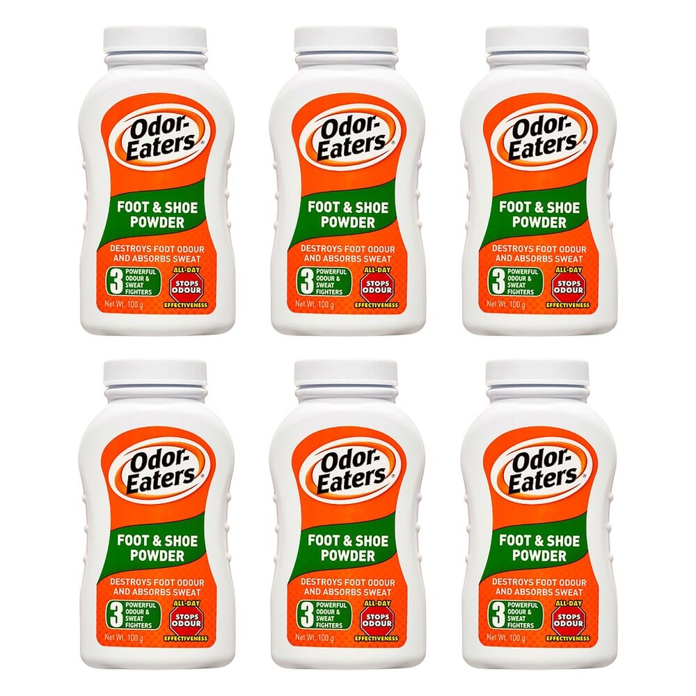 Odor-Eaters Foot Powder 100g Pack of 6