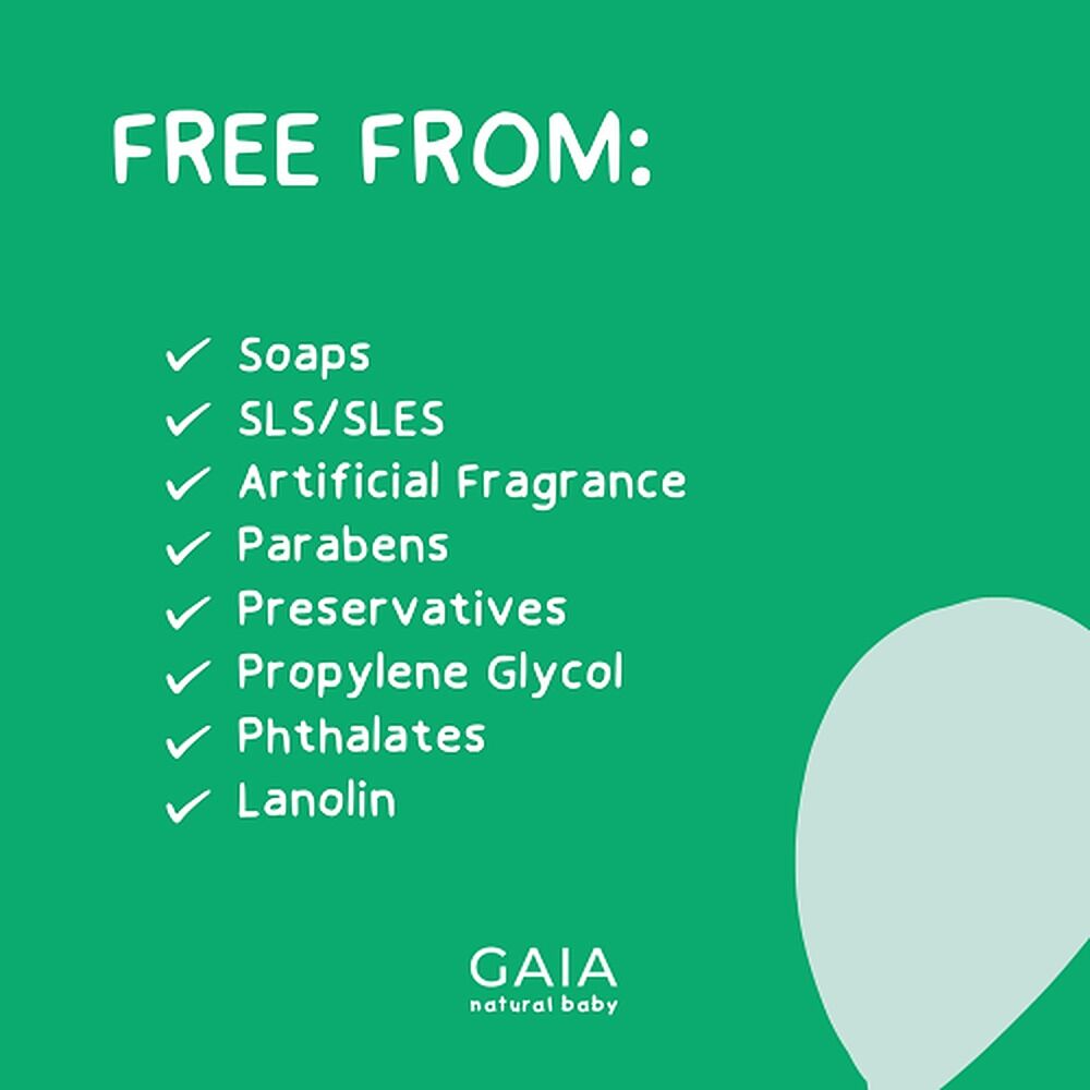 GAIA Natural Baby Massage Oil 125mL