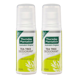 Thursday Plantation Tea Tree Deodorant Sport 60mL Pack of 2