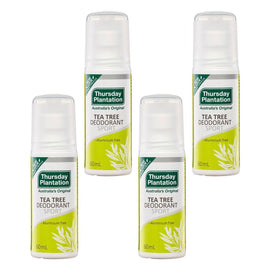 Thursday Plantation Tea Tree Deodorant Sport 60mL Pack of 4