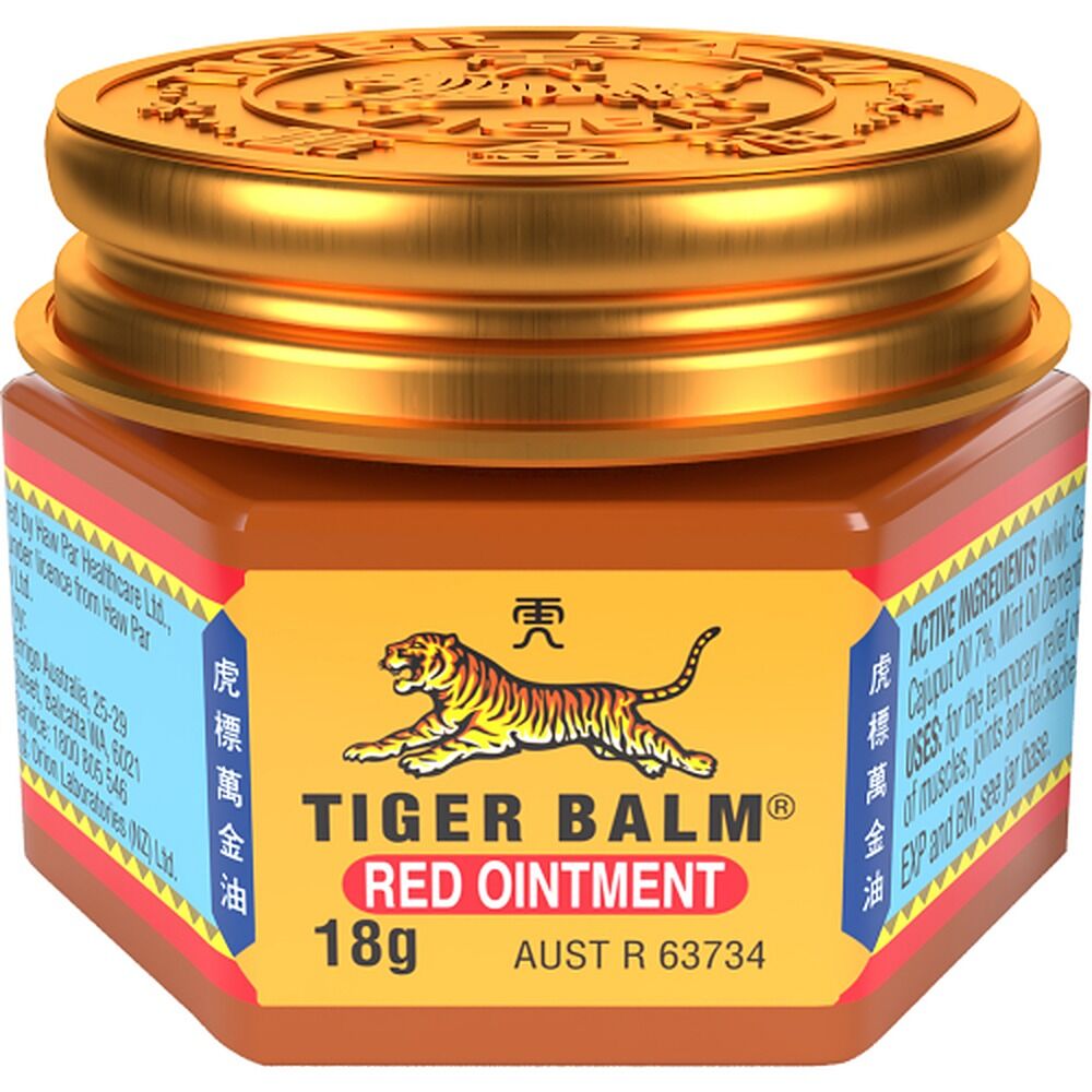 Tiger Balm Red Pain Relieving Ointment 18g