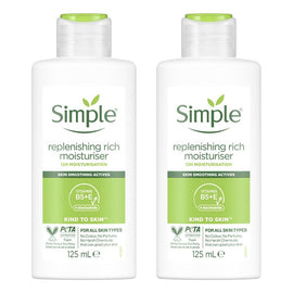 Simple Replenishing Rich Moisturiser 125mL Pack of 2