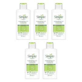 Simple Replenishing Rich Moisturiser 125mL Pack of 5