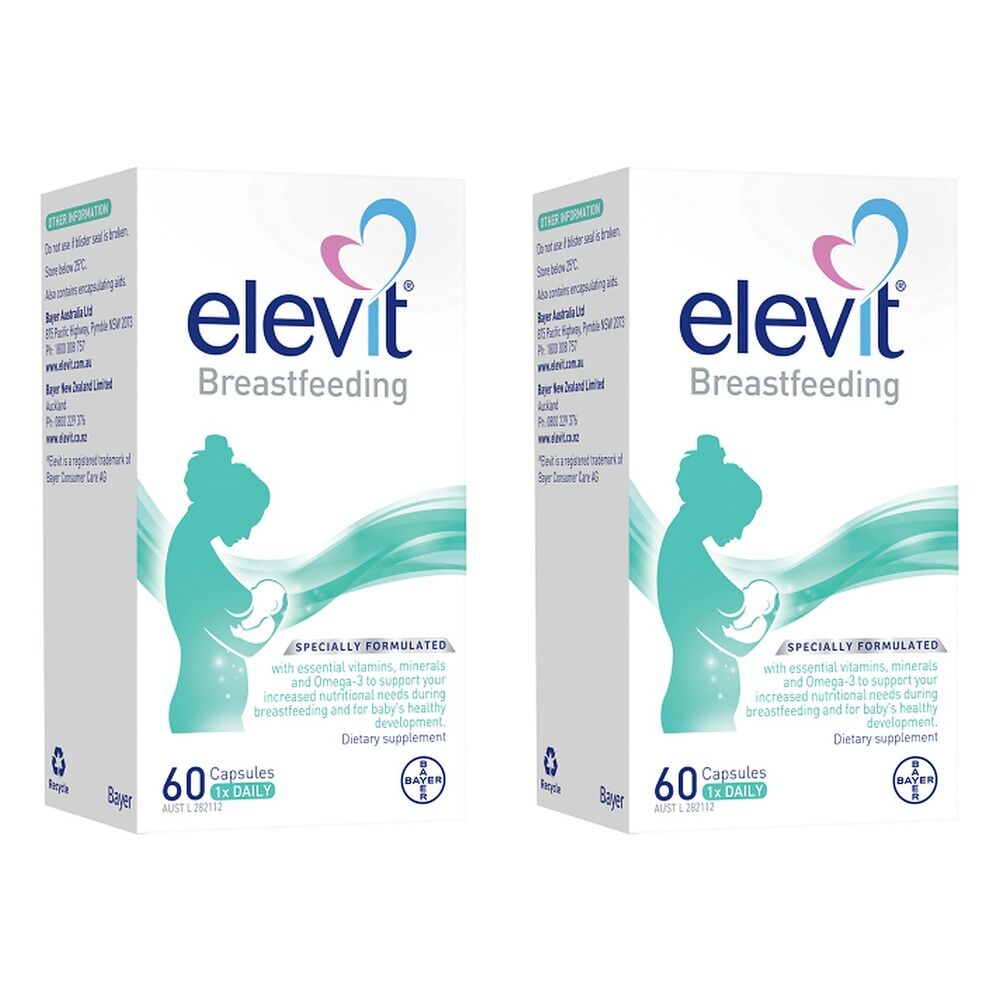 Elevit Breastfeeding 60 Capsules Pack of 2