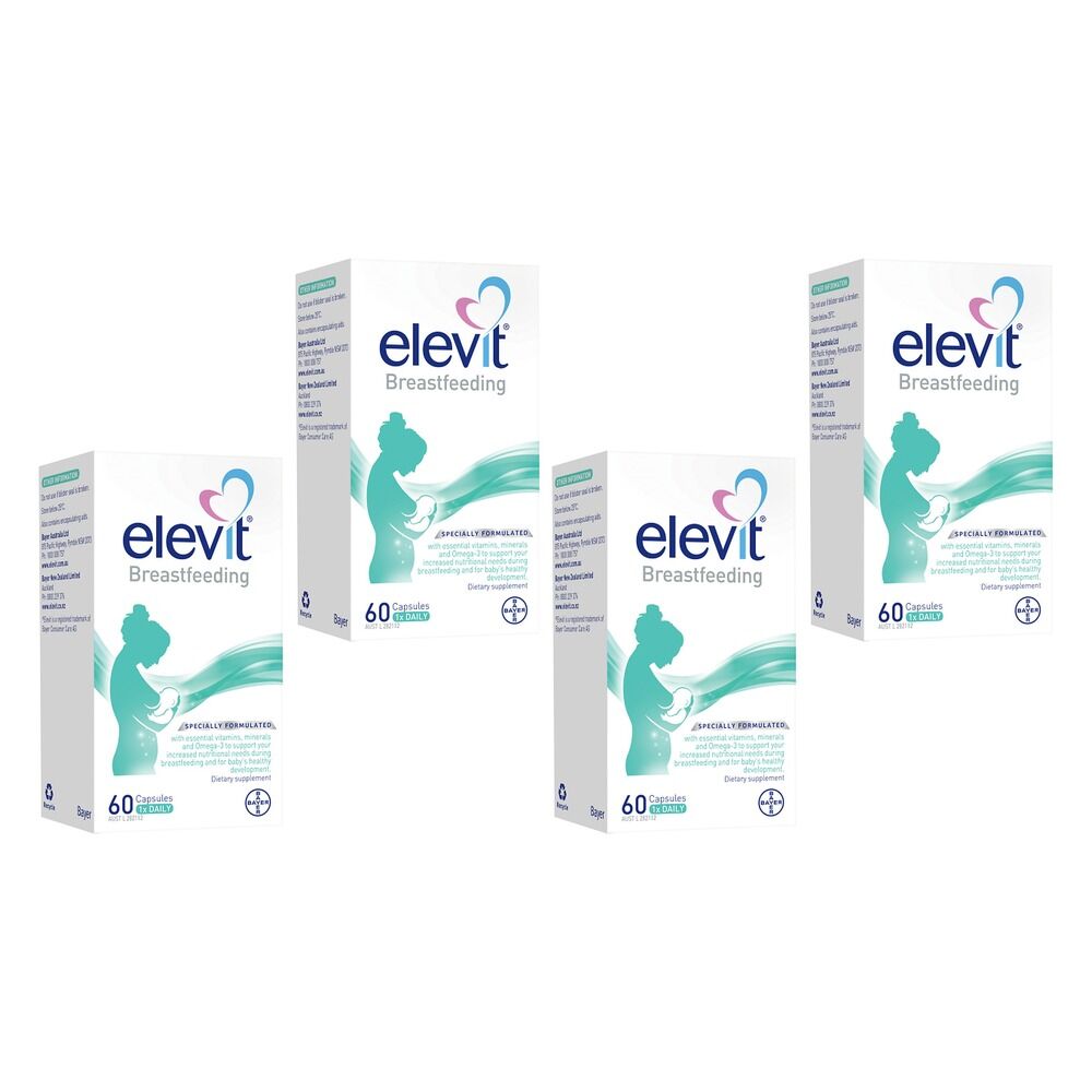 Elevit Breastfeeding 60 Capsules Pack of 4