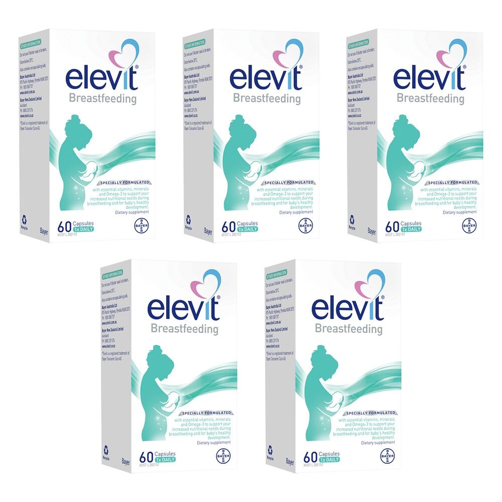 Elevit Breastfeeding 60 Capsules Pack of 5