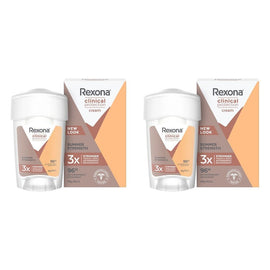 Rexona Clinical Protection Antiperspirant Deodorant Summer Strength Pack of 2