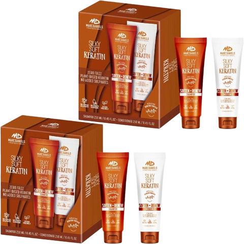 Marc Daniels Silky Soft Keratin Soften & Renew Shampoo & Conditioner Set 2x 250ml